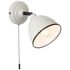 Spot mural en saillie orientable E14 28W métal gris/taupe - Telio BRILLIANT