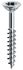 Vis vba tête fraisée torx 6 x 60 par 80 - MUSTAD