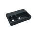 Evier de cuisine timbre d'office grès noir 90x63 cm 2 bacs Walter - PERLINE