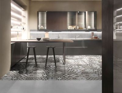 Carrelage sol intérieur design antidérapant HISTORY MIX GRIP ép 9 mm 10 x 10 cm paquet de 0,88 m² IMSO
