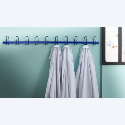 Porte manteau collège 10 têtes bLeu MOTTEZ