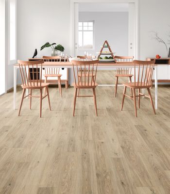 Sol stratifié décor bois clair PISTACHIO ép 7 mm 19,2 X 128,5 cm AC3 paquet de 2,47 m² AJ TIMBER