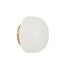 Applique murale G9 3W globe Laiton et opale - Iria COREP