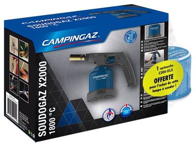 Lampe à souder Soudogaz X2000 + cartouche de gaz offerte - CAMPINGAZ