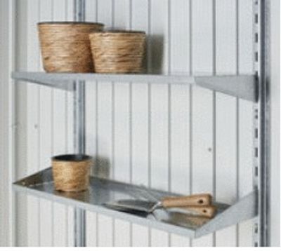 Armoire à outils extérieure H 182.5 x L 93 x P 83 cm gris foncé BIOHORT Livraison à domicile incluse