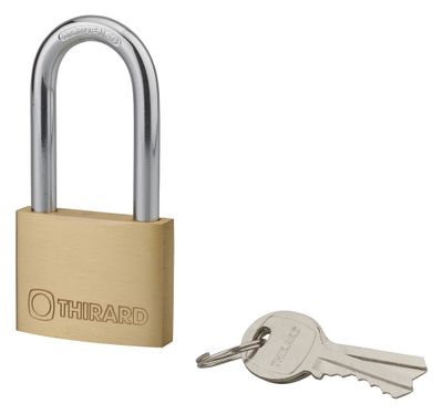 Cadenas à clé anse intermédiaire largeur 50 mm THIRARD