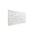 Crédence de cuisine effet marbre blanc SILK 3000 x 640 x 9 mm FAB