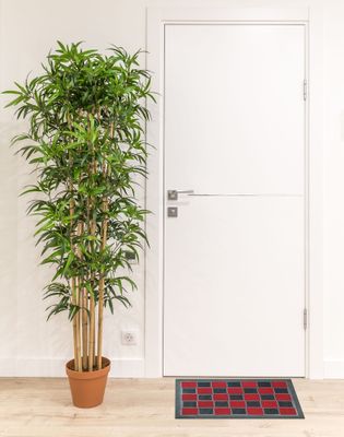 Tapis picot floques rouge 40 x 60 cm - ID HOME