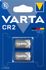 Piles lithium CR2 par 2 - VARTA
