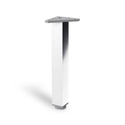Pied carré réglable hauteur 300 mm aluminium REI