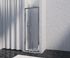 Porte de douche pivotante 80x200 cm profilé chrome verre transparent 8 mm Signature - OCEA