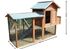 Poulailler en bois bi corps 2,13 m² double toit bitumé, Livraison à domicile incluse - HABRITA