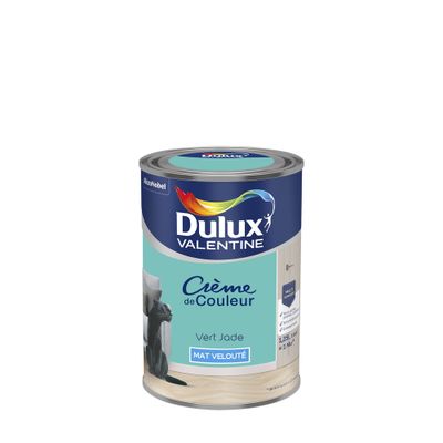 Peinture Crème de Couleur Vert Jade mat 1,25 l - DULUX VALENTINE