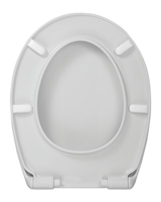 Abattant WC déclipsable frein de chute thermoplastique blanc Nissa Premium - SIAMP