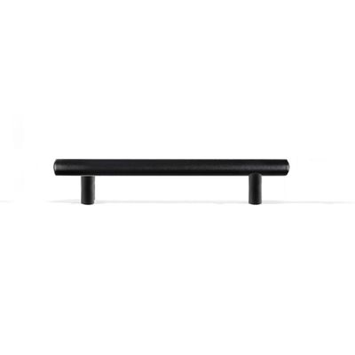 Poignée de meuble cylindrique inox noir mat entraxe 96 mm REI