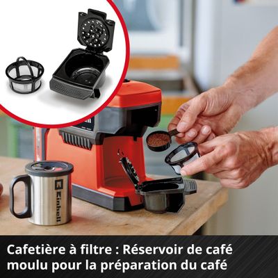 Machine à café sans fil TE-CF 18 (Solo) - EINHELL