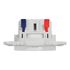 Prise affleurante 2 pôles à bornes automatiques Odace 2025 blanc - SCHNEIDER ELECTRIC