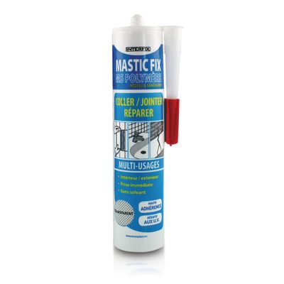 Mastic Fix MS polymère transparent 290 ml FITT