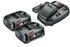 Chargeur et 2 Batteries 18V 2,5AH