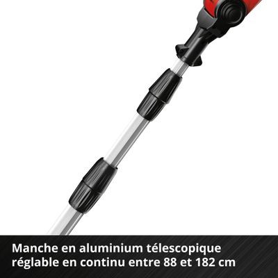 Élagueuse taille-haie batterie sur perche guide 18V GEHC EINHELL