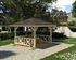 Kiosque de jardin en bois Betty - 9 m² intérieur - 14,8 m² hors-tout - Couverture de toit en shingles - Livraison à domicile incluse - PALMAKO