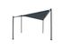 Tonnelle Belle de nuit avec voile LED gris anthracite 3,5 m x 3,5 m JARDILINE