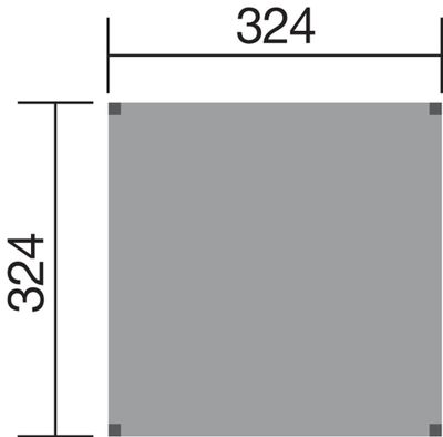 Pergola -  235 - 326 x 52 cm Livraison gratuite domicile - WEKA