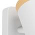 Réglette 3 spots salle de bains GU10 Consuma blanc et bois IP44 9W - EGLO
