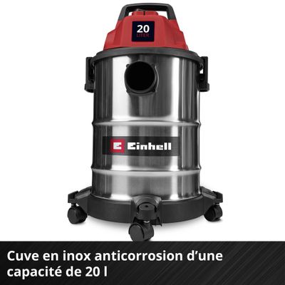 Aspirateur eau et poussière 20 L TC-VC 2045S - EINHELL