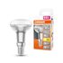 Ampoule LED E14 R50 2.6W = 210 lumens blanc chaud OSRAM