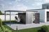 Auvent pour abri de jardin  HIGHLINE H2 GRISFONCE  BIOHORT Livraison à domicile incluse