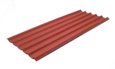 Plaque de couverture Easyfix rouge L. 2 m x l. 0.81 m ONDULINE