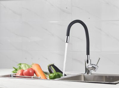 Robinet de cuisine mémoire de forme chrome Ilo - EDOUARD ROUSSEAU