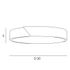 Plafonnier LED rond blanc et bois 30cm 3000k 18W Otto - COREP