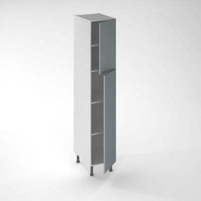 Porte pour colonne de cuisine Lotus vert d'eau mat 130 x 40 cm OFITRES