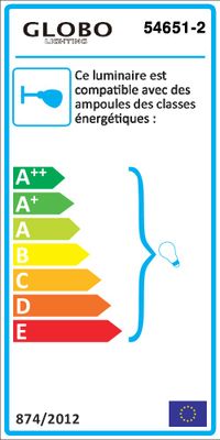 Réglette Katia E14 2 x 40 W