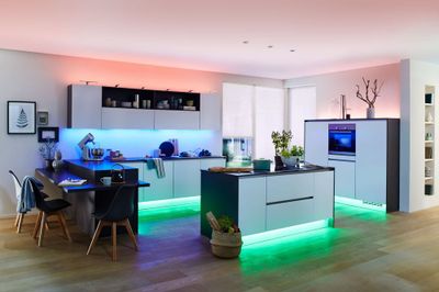 Ruban LED 1,5m prêt à l'emploi multicolore + blanc IP 44 18W 24V MAXLED 500 PAULMANN