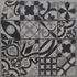 Mosaïque sol/mur intérieur effet carreaux ciment NICE NIGHT 32,5 x 32,5 cm vendu à l'unité SAS MAT INTER