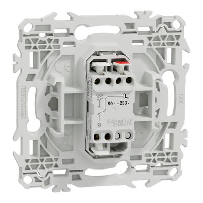 Interrupteur ou poussoir VMC 2 vitesses Odace 2025 blanc - SCHNEIDER ELECTRIC