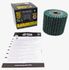 Brosse en fibre synthétique de grain 240 et à lamelles abrasives de grain 120 de 120 mm de diamètre FARTOOLS