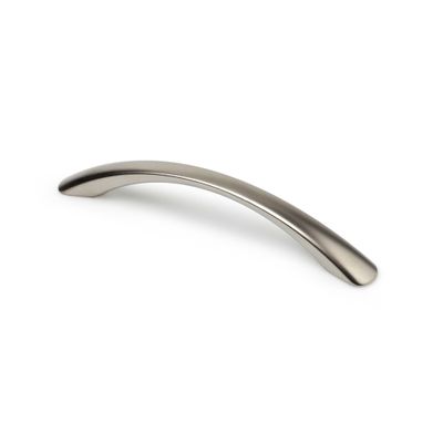Poignée de meuble arc aluminium nickelé mat 128 mm par 4 REI