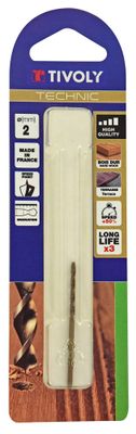 Forets HSS Tivoly TSX Série Courte - Diamètre 10 Mm, Longueur 133 Mm - Lot De 5, Pour Acier Non Allié