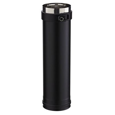 Elément droit 45 cm diamètre 80/130 mm noir PGI POUJOULAT
