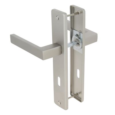 Poignées de porte sur plaques à clé Joffrin IV aluminium LINEA BERTOMANI