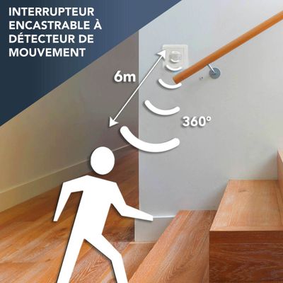 Interrupteur automatique à détecteur de mouvement - TIBELEC