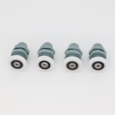 Roulettes grises pour portes de douche diamètre 23mm - AURLANE