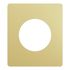 Plaque de finition 1 poste Odace 2025 Architecte effet laiton - SCHNEIDER ELECTRIC