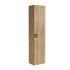 Colonne de salle de bains Reign 2 portes L35 x H150 x P30 cm bois mélaminé chêne fonce - EGORE