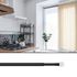 Tringle de vitrage extensible en métal de 0.6 à 1 m diam 7 Finition Noir mat - MOBOIS
