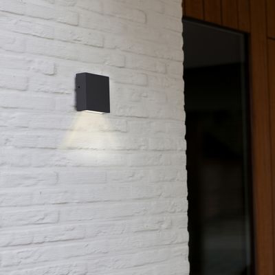 Applique extérieur LED Gemini gris IP54 750 lumen blanc neutre - COREP